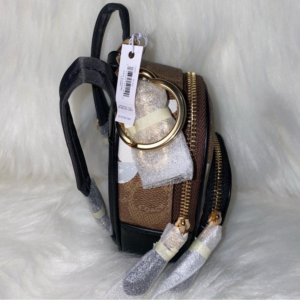 Coach keychain charm backpack New - Picture 2 of 10